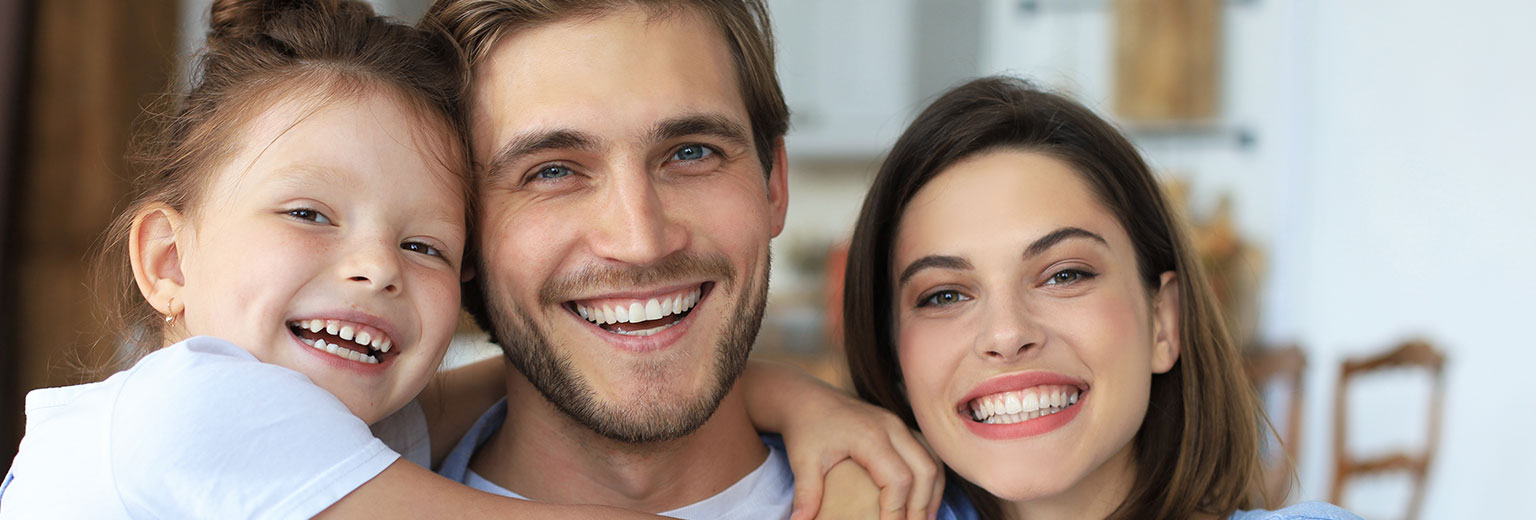 Family smiling