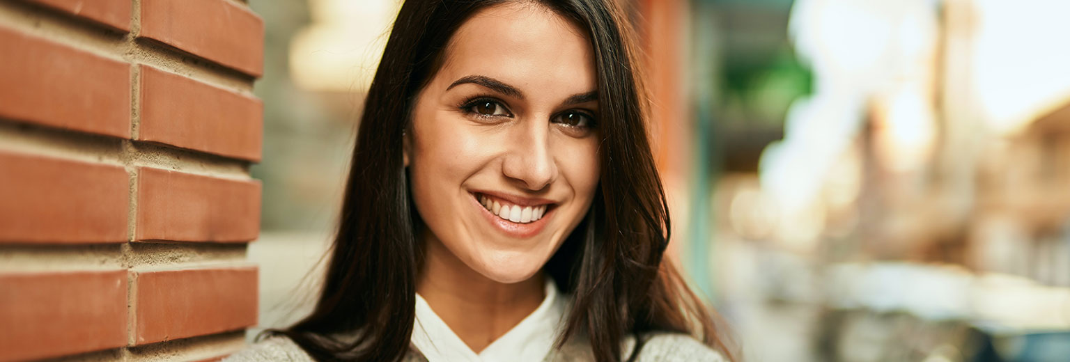 Beautiful woman smiling