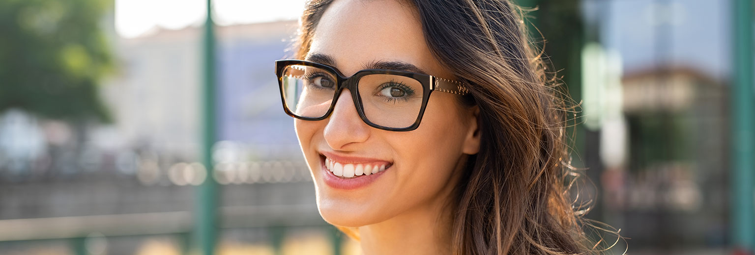 Beautiful woman smiling