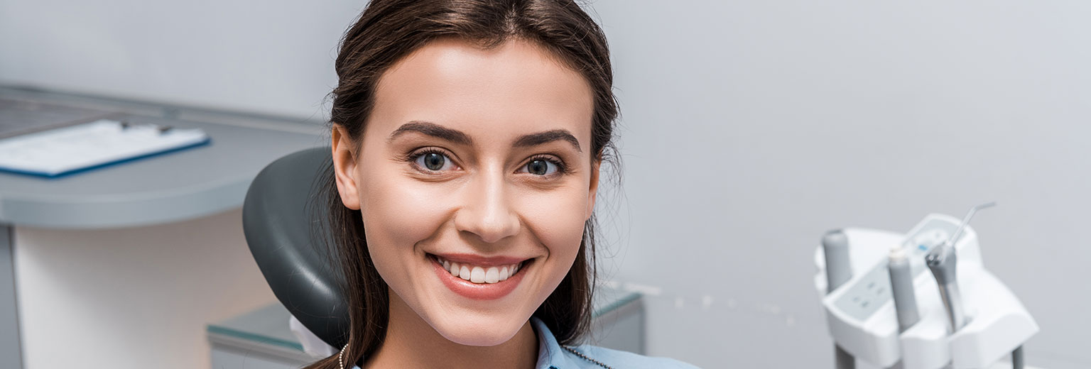 Beautiful woman smiling